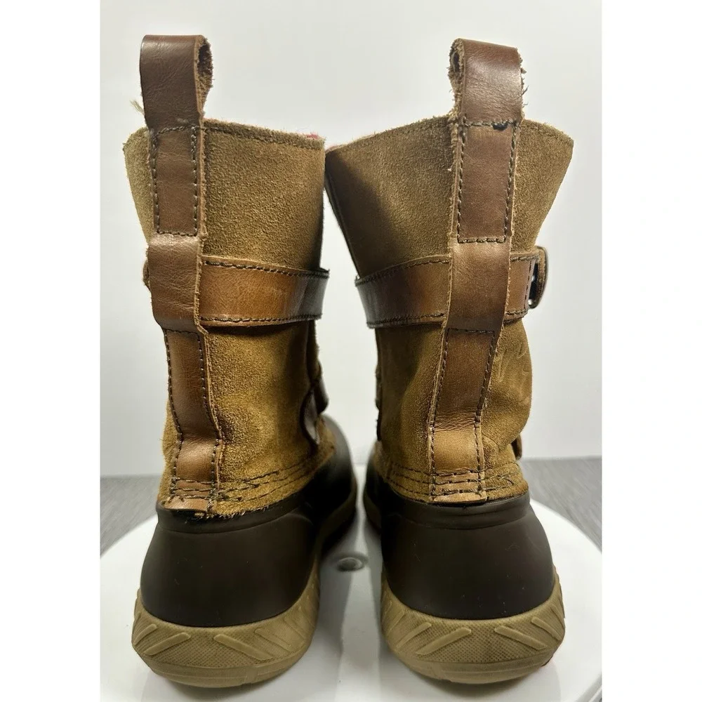 Cougar Originals Maple Sugar Winter Boots Womens 7 Suede Plaid Rubber Waterproof